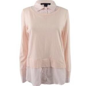 Tommy Hilfiger Cotton Layered-Look Sweater Size XXL